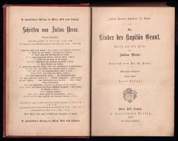 Jules Verne: Die Kinder des Kapitän Grant - Reise um die Erde - 1 und 3 Band