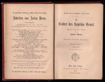 Jules Verne: Die Kinder des Kapitän Grant - Reise um die Erde - 1 und 3 Band