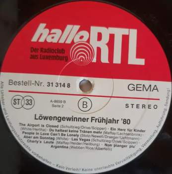 Various: Die Löwengewinner Frühjahr '80
