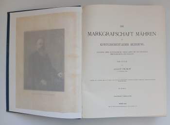 August Prokop: Die Markgrafschaft Mähren in kunstgeschichtlicher Beziehung