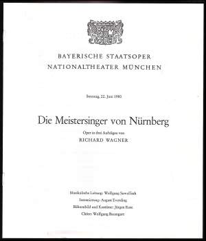 Richard Wagner: Die Meistersinger von Nürnberg