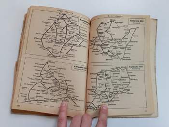 Die Netzkarten und Bezirkskarten der deutschen Reichsbahn - Stand 1. September 1939