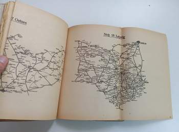 Die Netzkarten und Bezirkskarten der deutschen Reichsbahn - Stand 1. September 1939