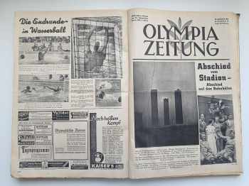 Die Olympische spiele 1936 - Olympia Zeitung