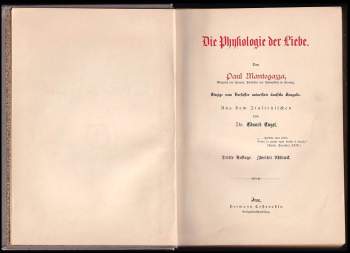 Eduard Engel: Die Physiologie der Liebe