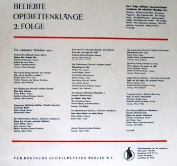 Various: Die Schönsten Melodien - Beliebte Operettenklänge 2. Folge