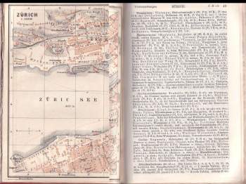 Baedeker Karl: Die Schweiz nebst Chamonix, Luganer, Langen- und Comer See