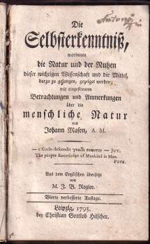 John Mason: Die Selbsterkenntniß