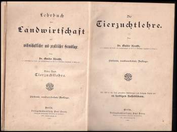 Quido Krafft: Die Tierzuchtlehre