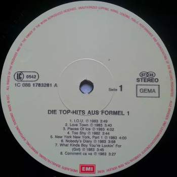 Various: Die Top-Hits Aus Formel Eins