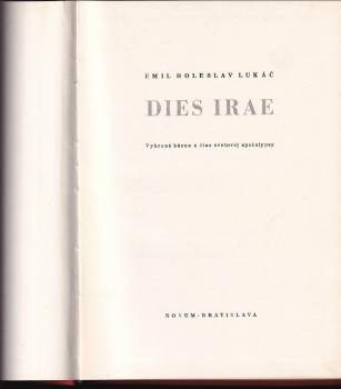Emil Boleslav Lukáč: Dies irae