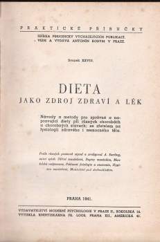 Antonín Kodym: Dieta jako zdroj zdraví a lék