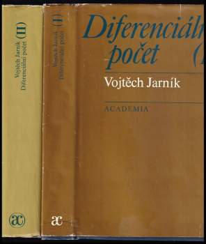 Diferenciální počet - Vojtěch Jarník (1984, Academia) - ID: 1840490