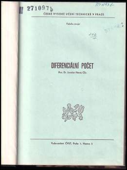 Jaroslav Hanuš: Diferenciální počet