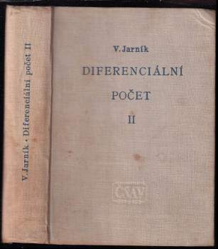 Vojtěch Jarník: Diferenciální počet