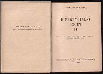Vojtěch Jarník: Diferenciální počet