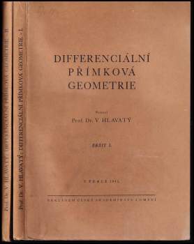 Václav Hlavatý: Differenciální přímková geometrie