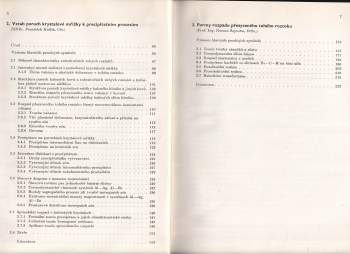 Vladimír Sedláček: Difusní a precipitační procesy v kovových soustavách