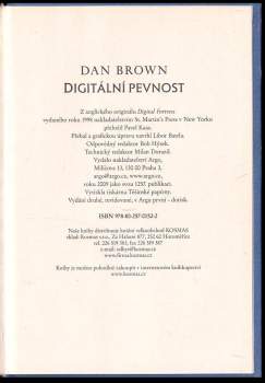 Dan Brown: Digitální pevnost
