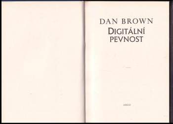 Dan Brown: Digitální pevnost