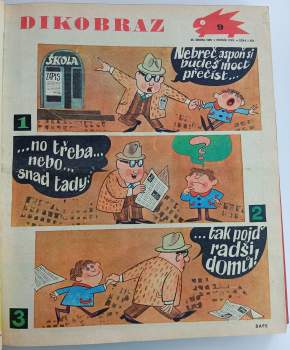 Jindřich Bešta: Dikobraz 1969 číslo 1-52 kompletní