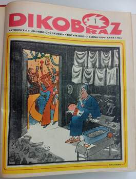 Jindřich Bešta: Dikobraz 1967 číslo 1-52 kompletní