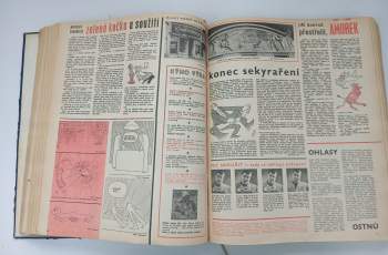 Zdeněk Jirotka: Dikobraz KOMPLETNÍ ROČNÍK XXIII. 1967 + ROČNÍK XXIV. 1968
