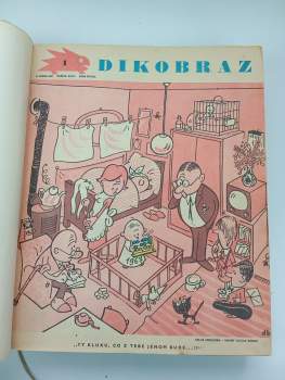 Zdeněk Jirotka: Dikobraz KOMPLETNÍ ROČNÍK XXIII. 1967 + ROČNÍK XXIV. 1968