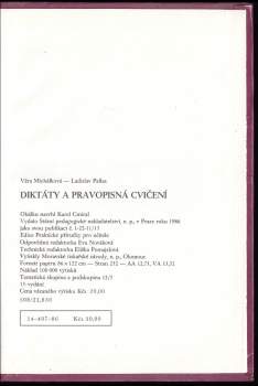 Ladislav Pallas: Diktáty a pravopisná cvičení