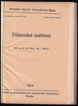 Zdeněk Přikryl: Dílenské měření