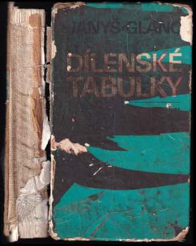 Bohumil Janyš: Dílenské tabulky