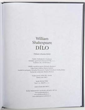 William Shakespeare: Dílo