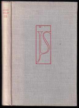 Jaroslav Seifert : Dílo III - 1937-1952 - Jaroslav Seifert (1955, Československý spisovatel) - ID: 1207829