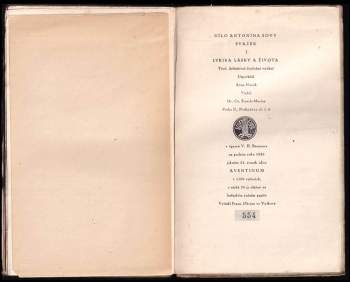 Antonín Sova: Soucit i vzdor