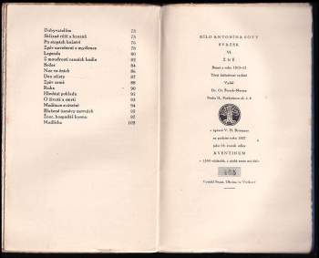 Antonín Sova: Soucit i vzdor