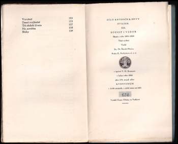 Antonín Sova: Soucit i vzdor