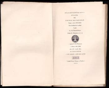 Antonín Sova: Soucit i vzdor