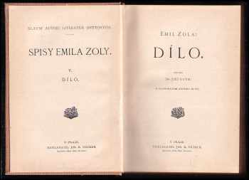 Émile Zola: Dílo