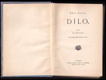 Émile Zola: Dílo