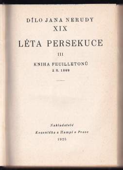 Jan Neruda: Dílo Jana Nerudy
