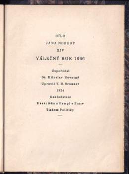 Jan Neruda: Dílo Jana Nerudy