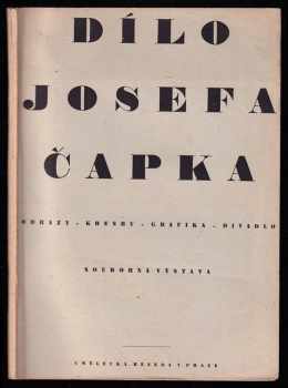 Josef Čapek: Dílo Josefa Čapka