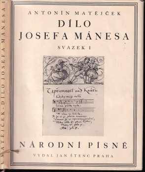 Josef Mánes: Dílo Josefa Mánesa