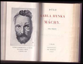 Karel Hynek Mácha: Dílo Karla Hynka Máchy: