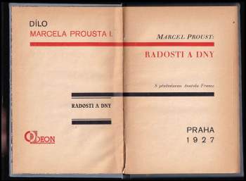 Marcel Proust: Dílo Marcela Prousta