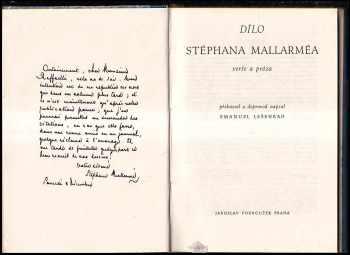 Stéphane Mallarmé: Dílo Stéphana Mallarméa
