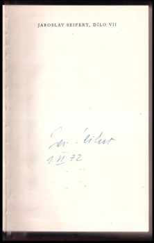 Jaroslav Seifert: Dílo