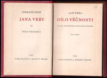 Jan Vrba: Dílo věčnosti