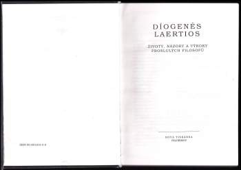 Laertios Díogenés: Díogenés Laertios