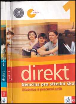 Giorgio Motta: Direkt 1 + 2 Němčina pro střední školy - učebnice a pracovní sešit + 2 CD